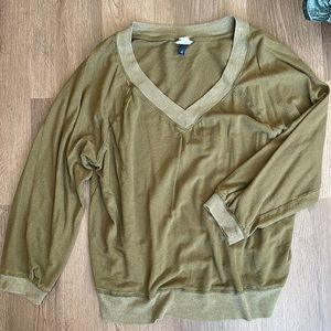 Oversized Hunter Green Top